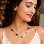 ZORAYA Emerald Luxe Necklace