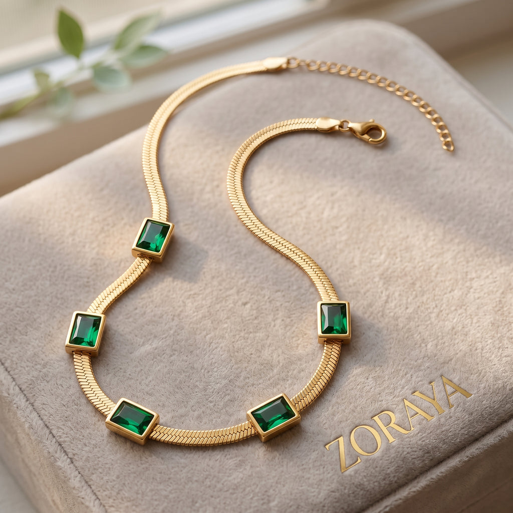 ZORAYA Emerald Luxe Necklace