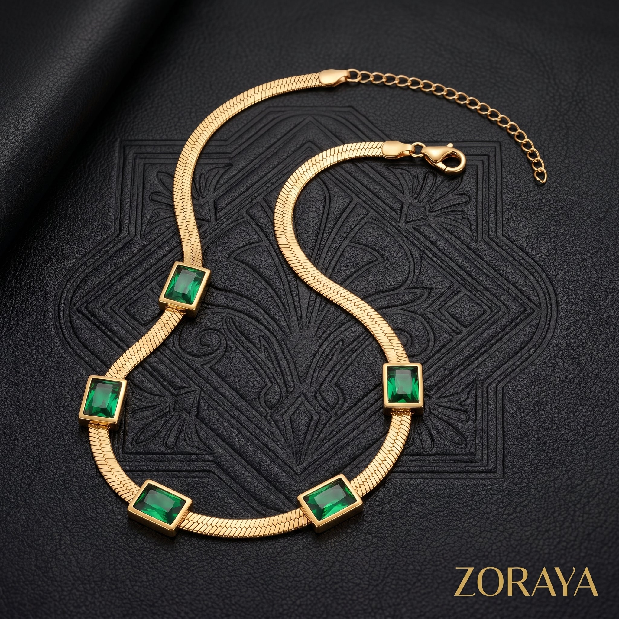 ZORAYA Emerald Luxe Necklace