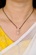 Zoraya Elegant Rose Gold Floral Mangalsutra