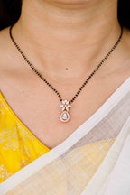 Zoraya Elegant Rose Gold Floral Mangalsutra