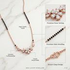 Elegant Floral Gold Mangalsutra