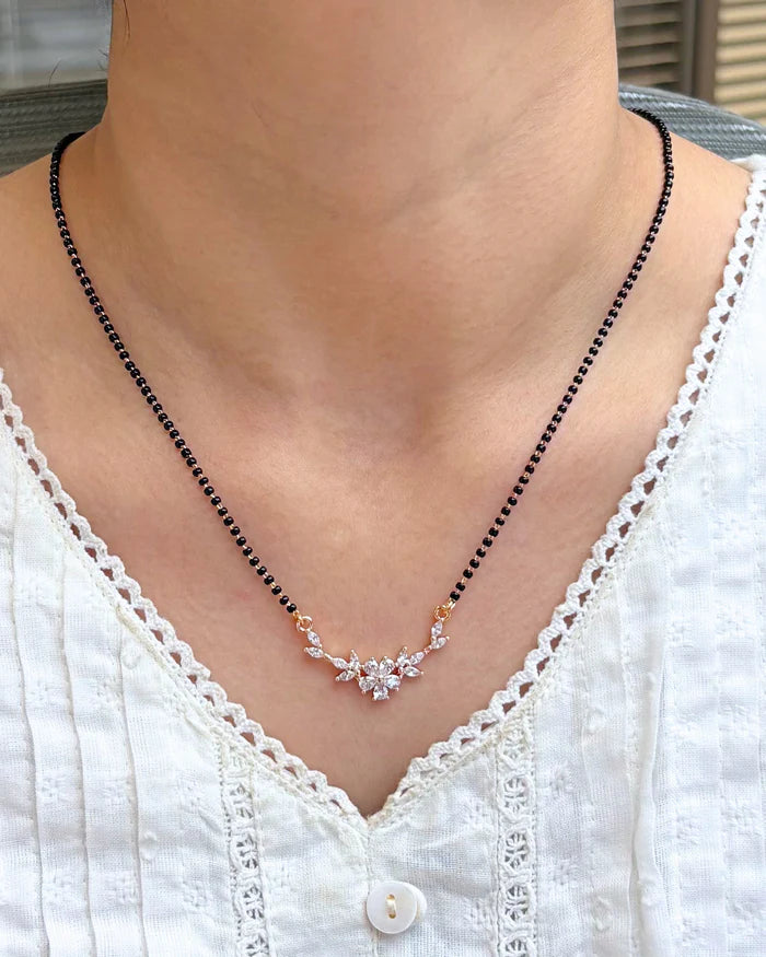 Elegant Floral Mangalsutra