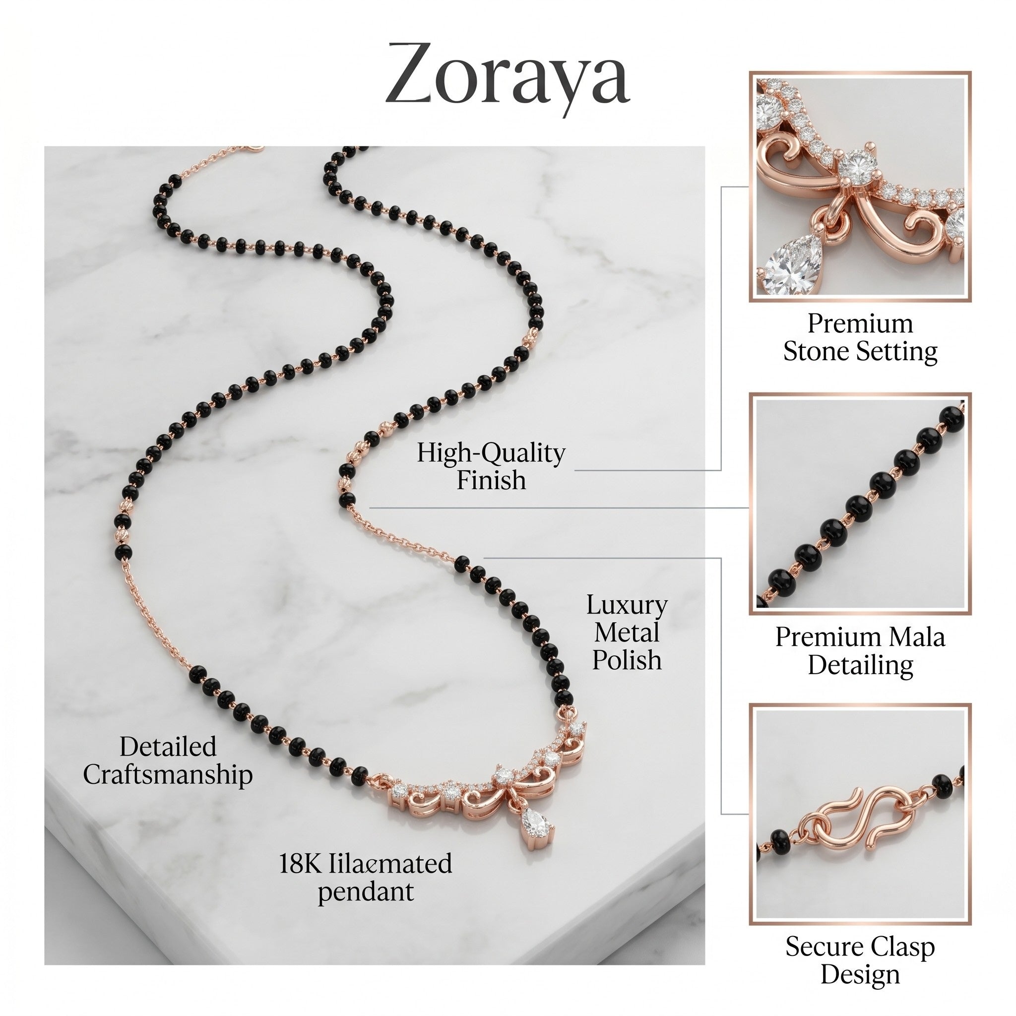 Ornate Swirl Mangalsutra