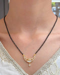 Opalescent Crescent Mangalsutra