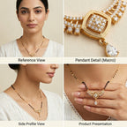 Geometric Gold Mangalsutra