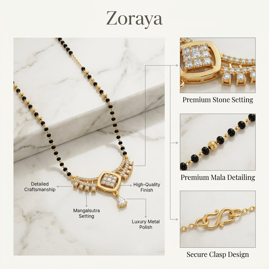 Geometric Gold Mangalsutra
