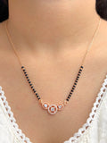Triple Halo Mangalsutra