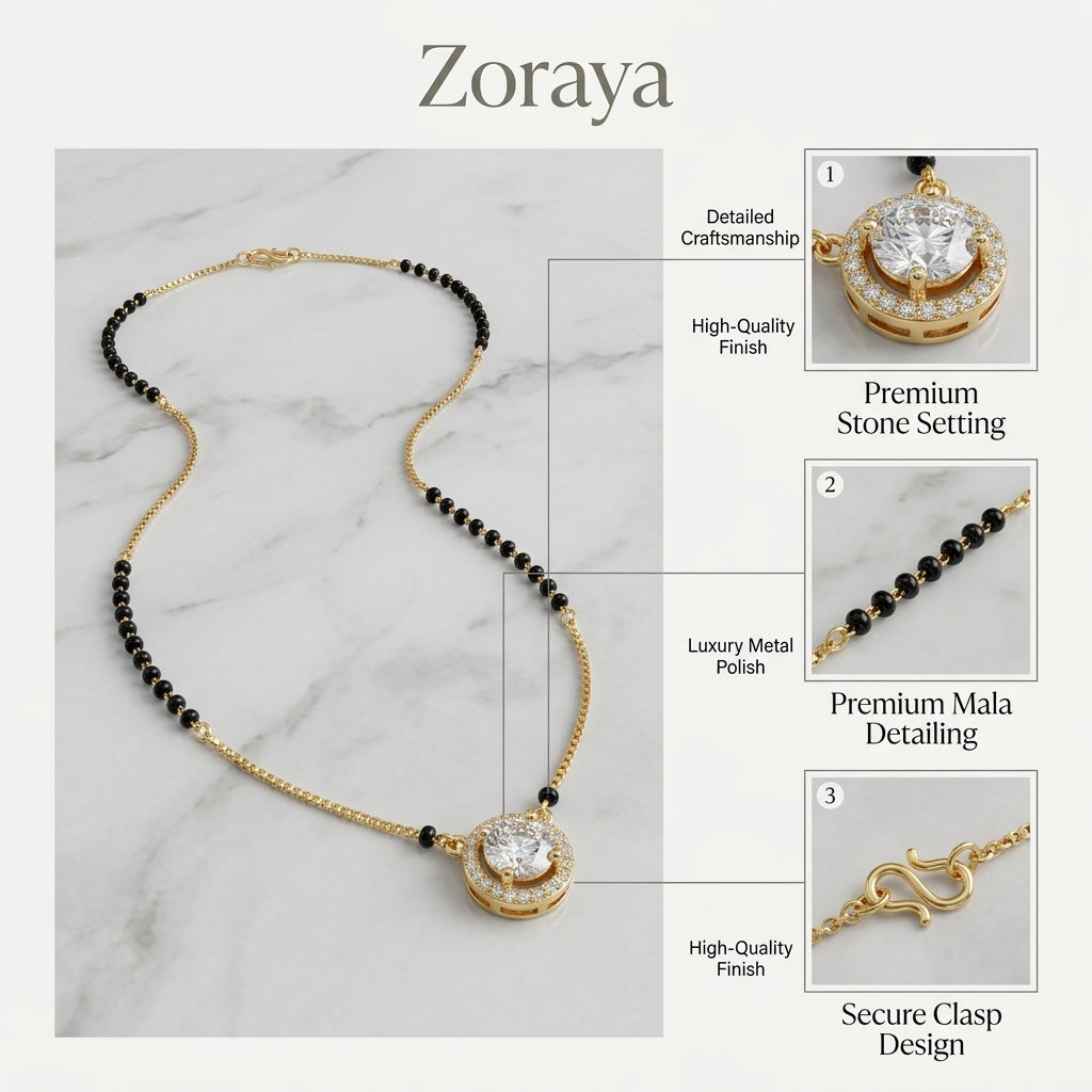 Zoraya Crescent Mangalsutra