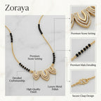 Zoraya Floral Sparkle Mangalsutra