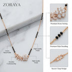 Zoraya Crystal Flower Mangalsutra