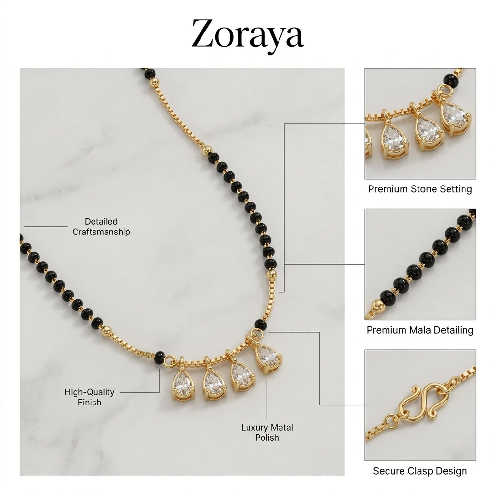 Zoraya Elegant Floral Mangalsutra
