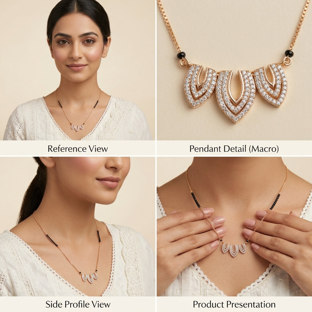 Zoraya Floral Grace Mangalsutra