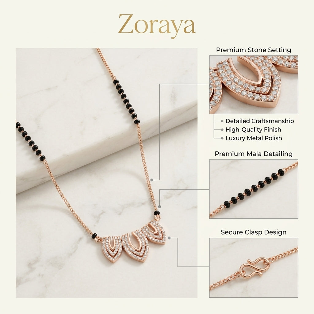 Zoraya Floral Grace Mangalsutra