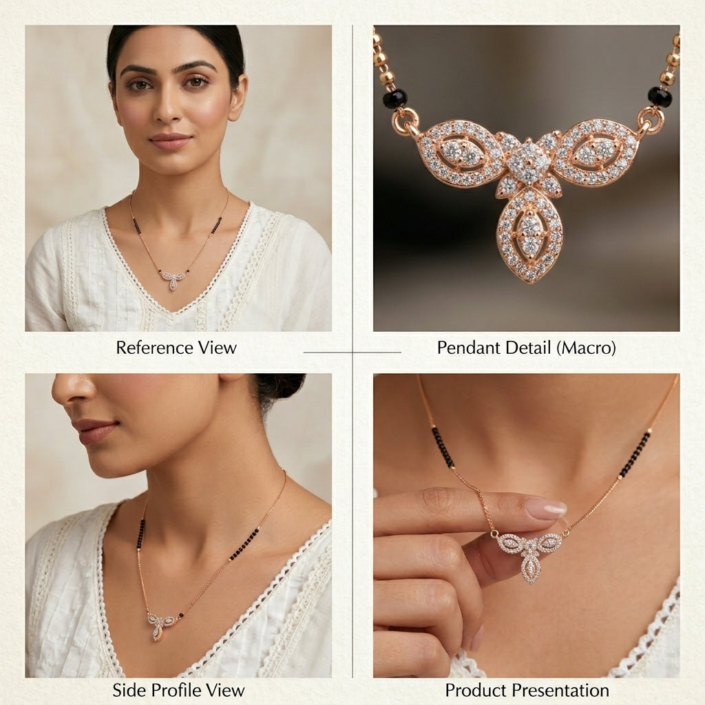 Zoraya Diamond Vine Mangalsutra