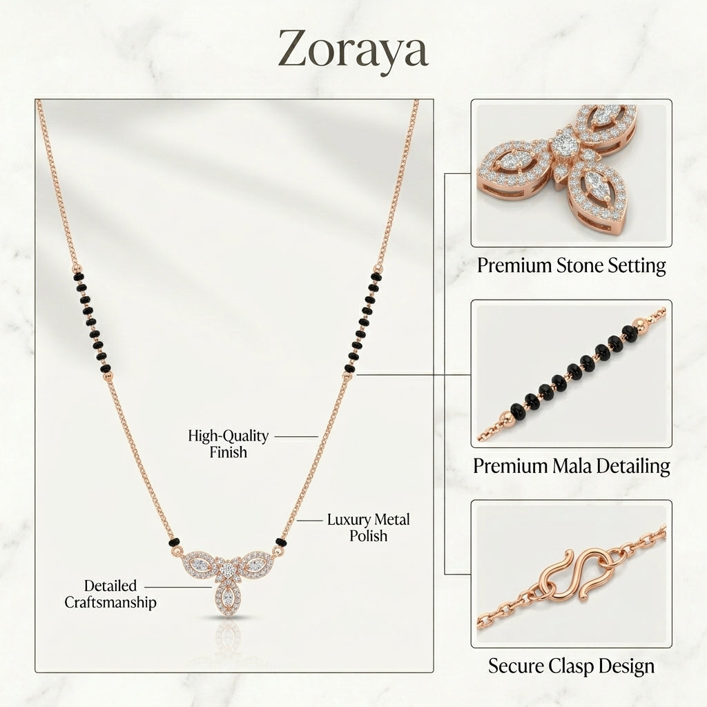 Zoraya Diamond Vine Mangalsutra