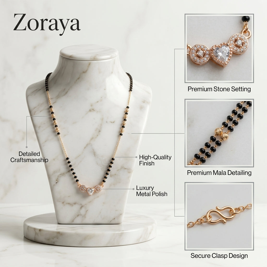 Zoraya Luxury Heart Mangalsutra