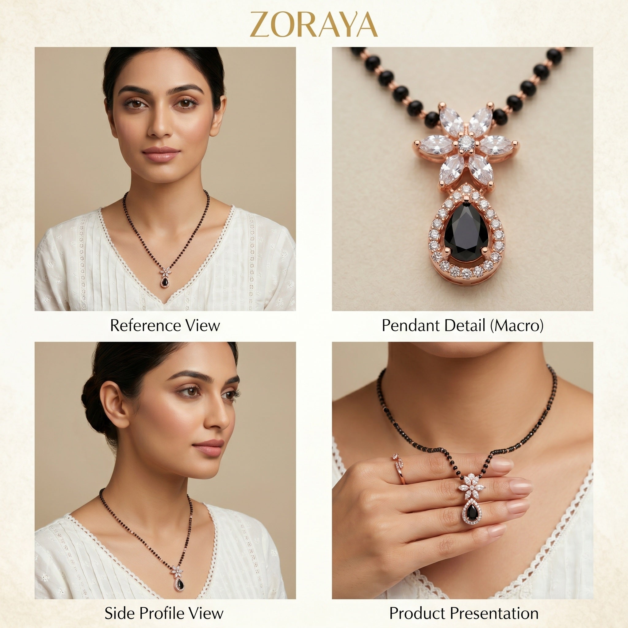 Black Stone Mangalsutra
