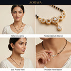 Petite Crystal Mangalsutra
