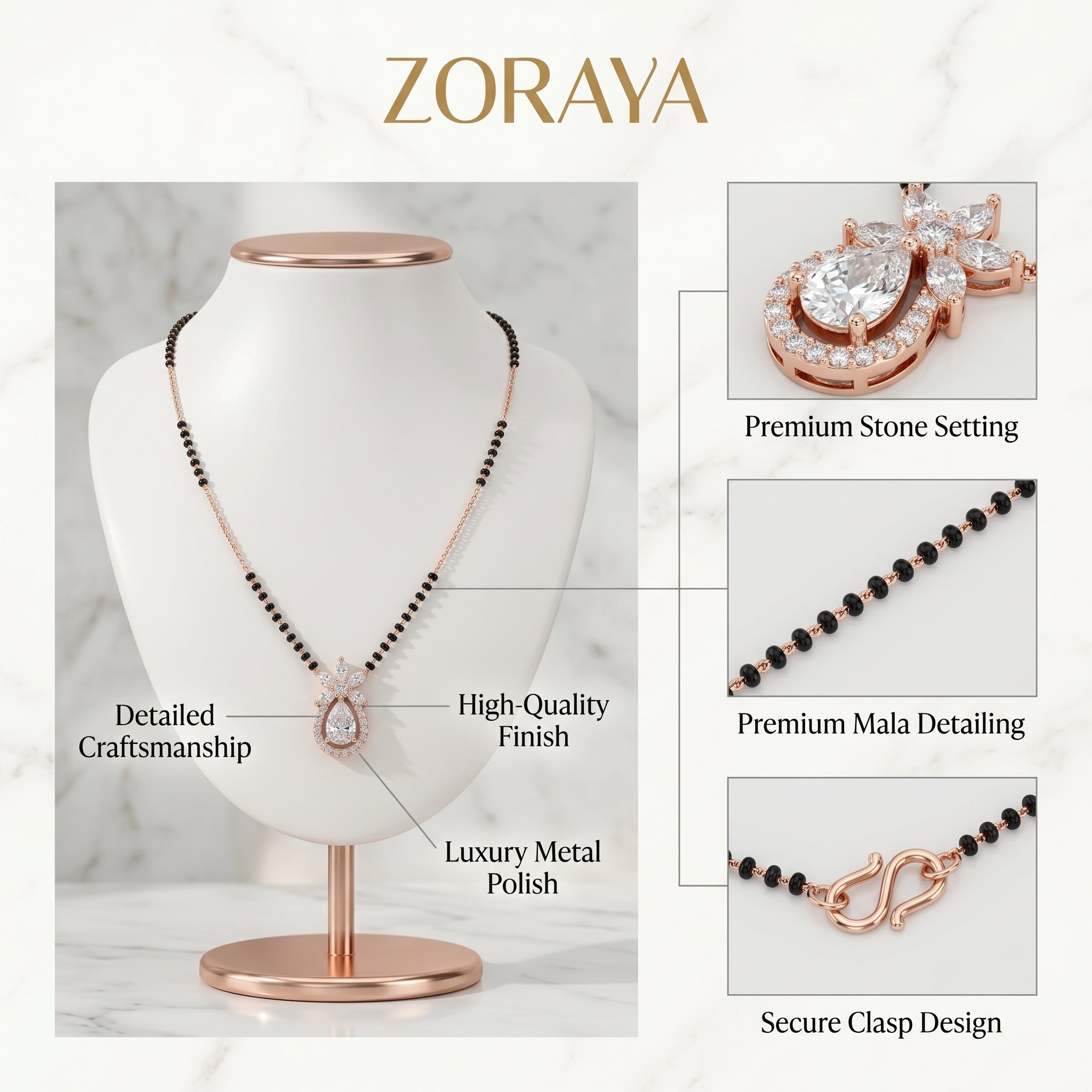 Zoraya Luxury Mangalsutra Necklace