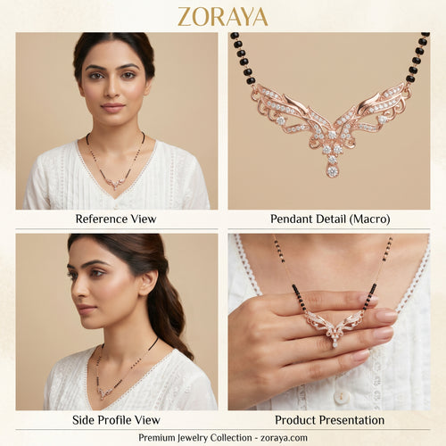 Zoraya Gold Tone Mangalsutra