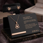 Zoraya Golden Heart Butterfly Set