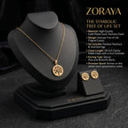 Zoraya Golden Tree Charm Set