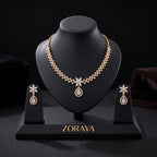 Zoraya Luxury Teardrop Necklace Set