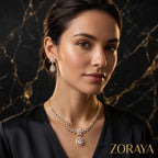 Zoraya Luxury Teardrop Necklace Set