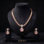 Zoraya Blush Pink Necklace Set