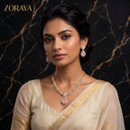 Zoraya Blush Pink Necklace Set