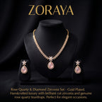 Zoraya Blush Pink Necklace Set