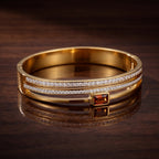 Zoraya Amber Crystal Gold Bracelet