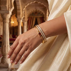 Zoraya Amber Crystal Gold Bracelet