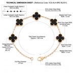 ZORAYA Midnight Clover Bracelet