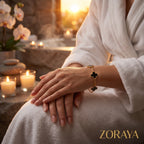 ZORAYA Midnight Clover Bracelet