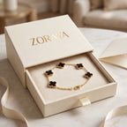 ZORAYA Midnight Clover Bracelet