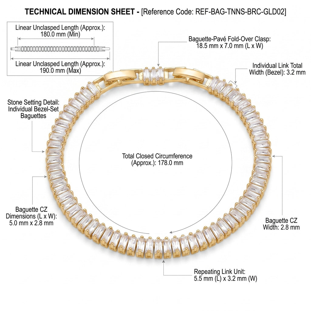 ZORAYA Radiant Tennis Bracelet