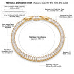 ZORAYA Radiant Tennis Bracelet
