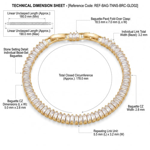 ZORAYA Radiant Tennis Bracelet