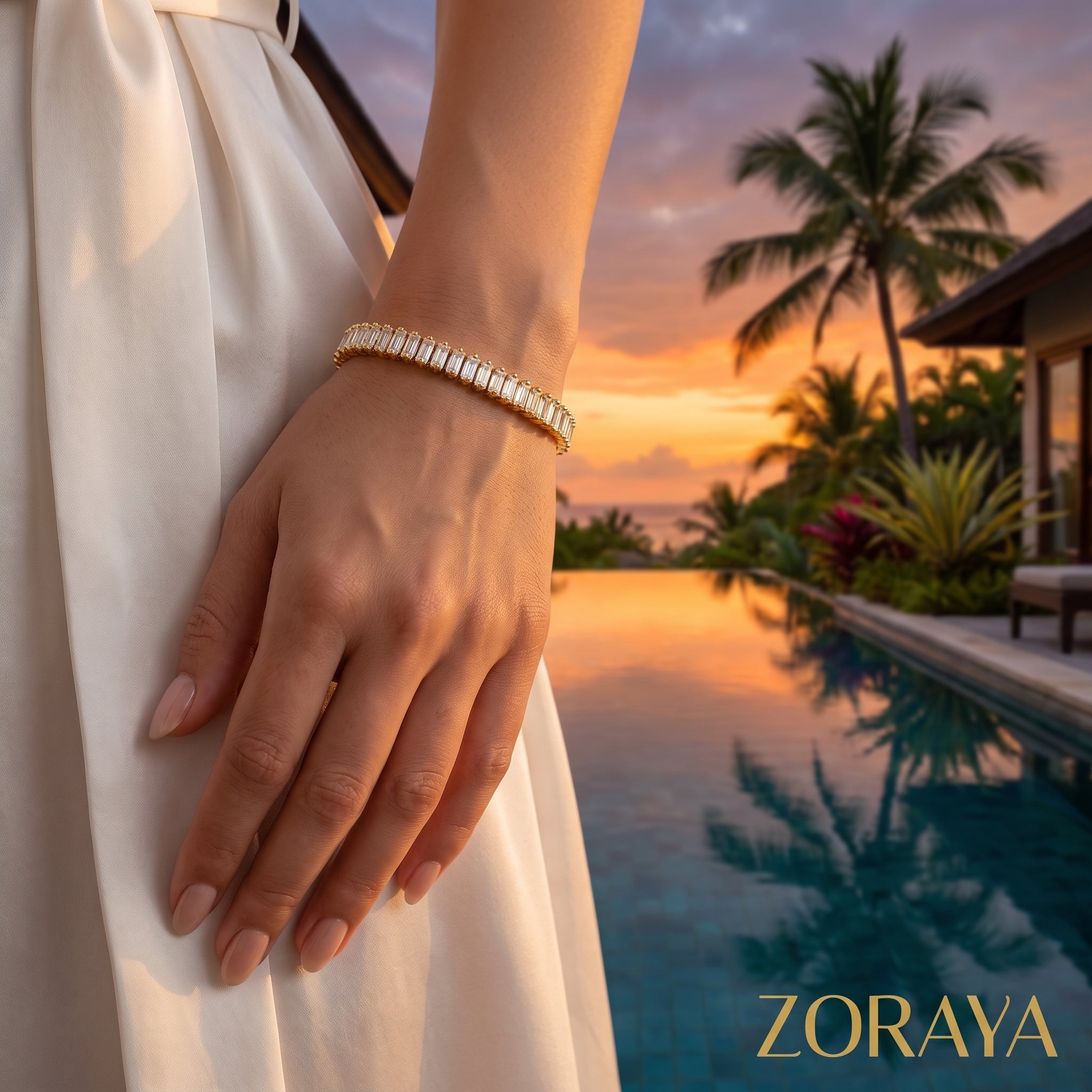 ZORAYA Radiant Tennis Bracelet