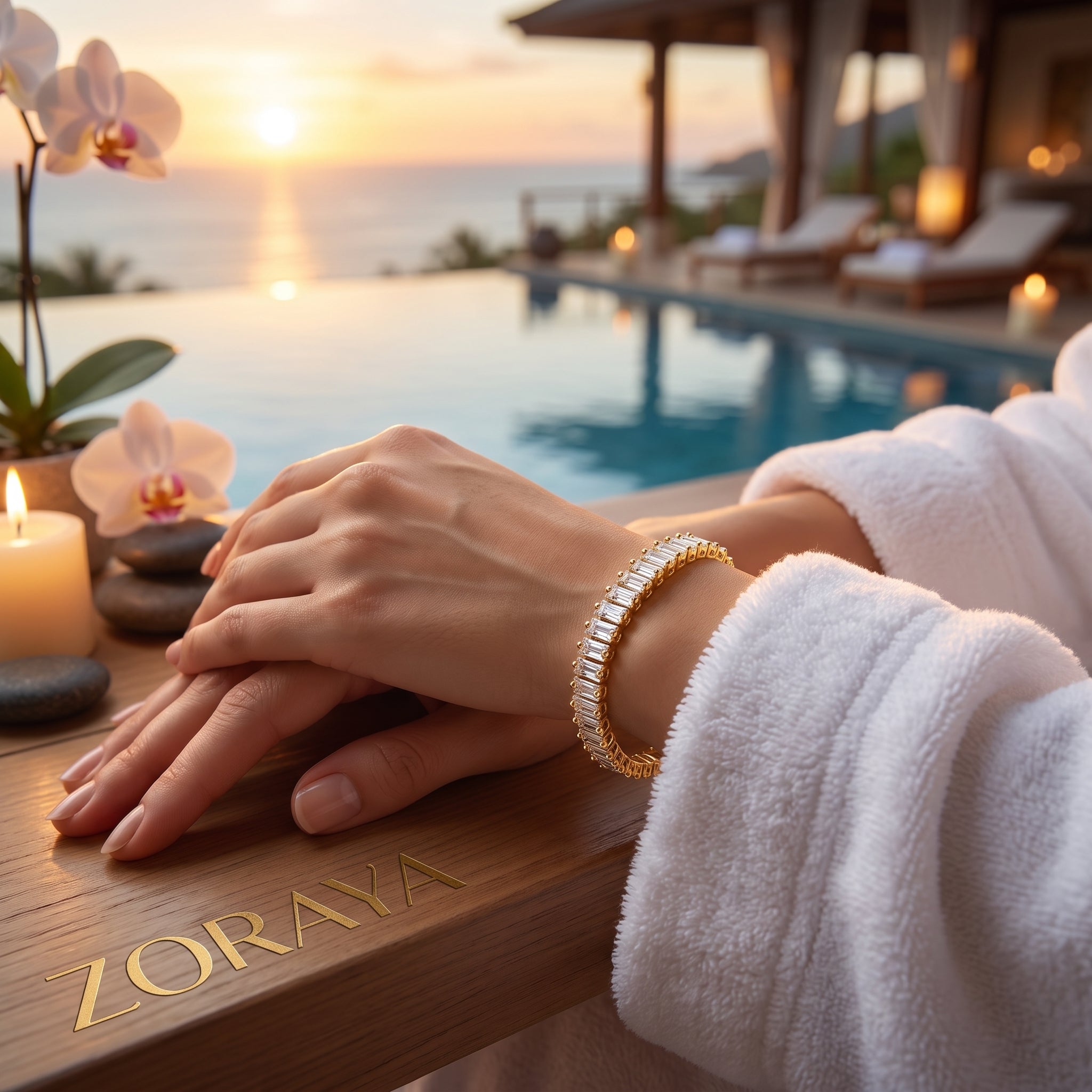 ZORAYA Radiant Tennis Bracelet