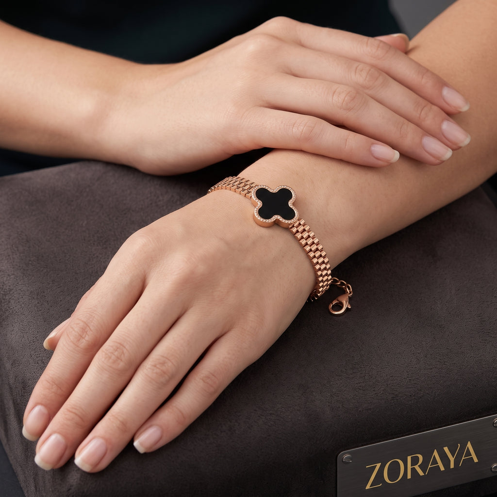ZORAYA Rose Clover Bracelet