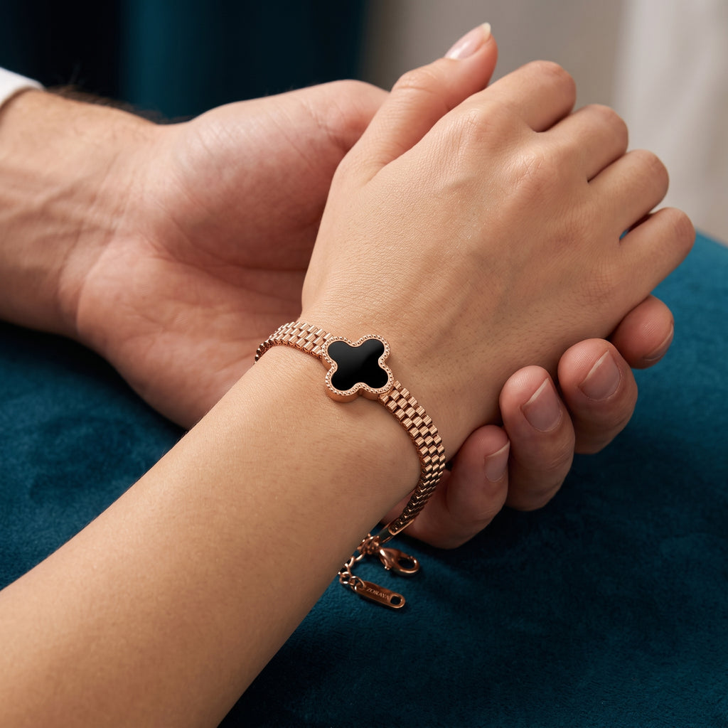ZORAYA Rose Clover Bracelet