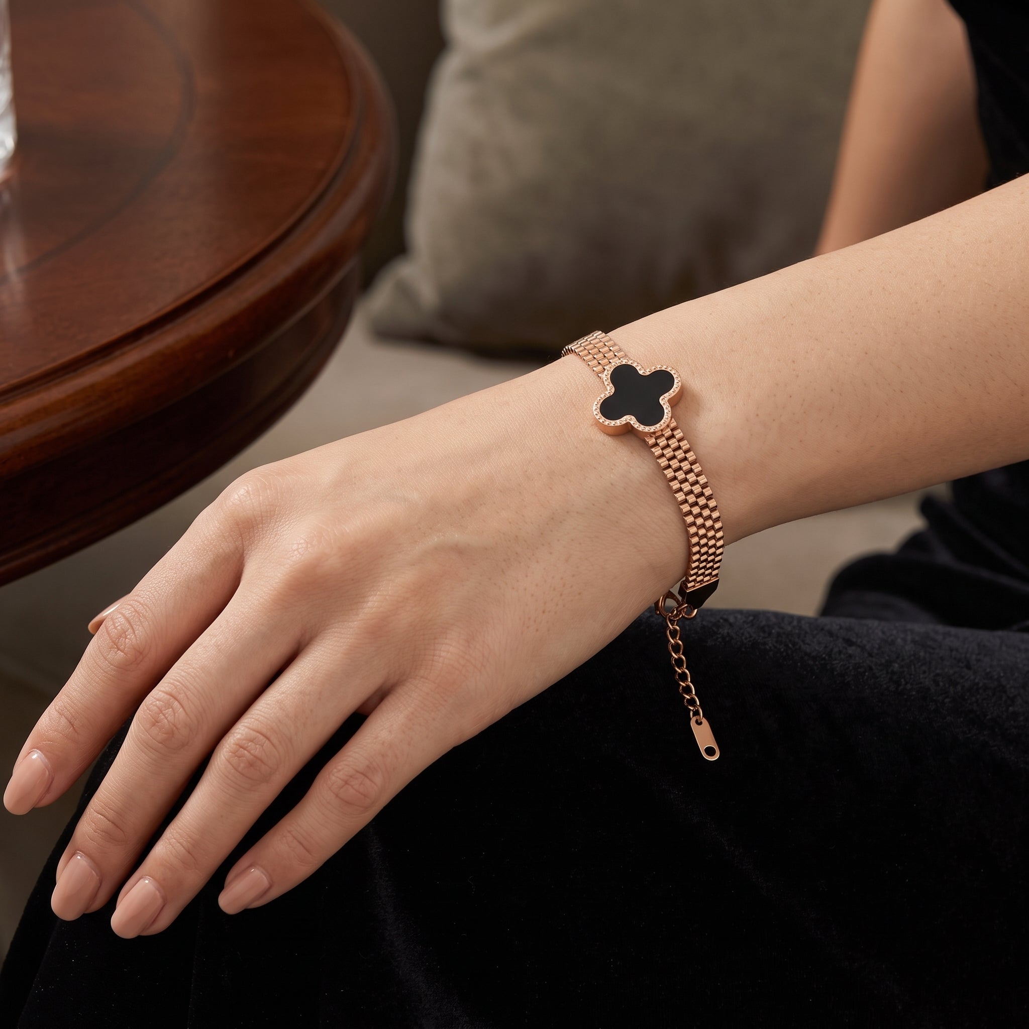 ZORAYA Rose Clover Bracelet