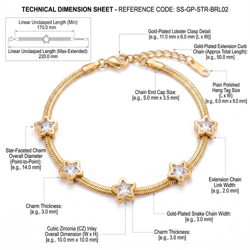 ZORAYA Celestial Star Bracelet