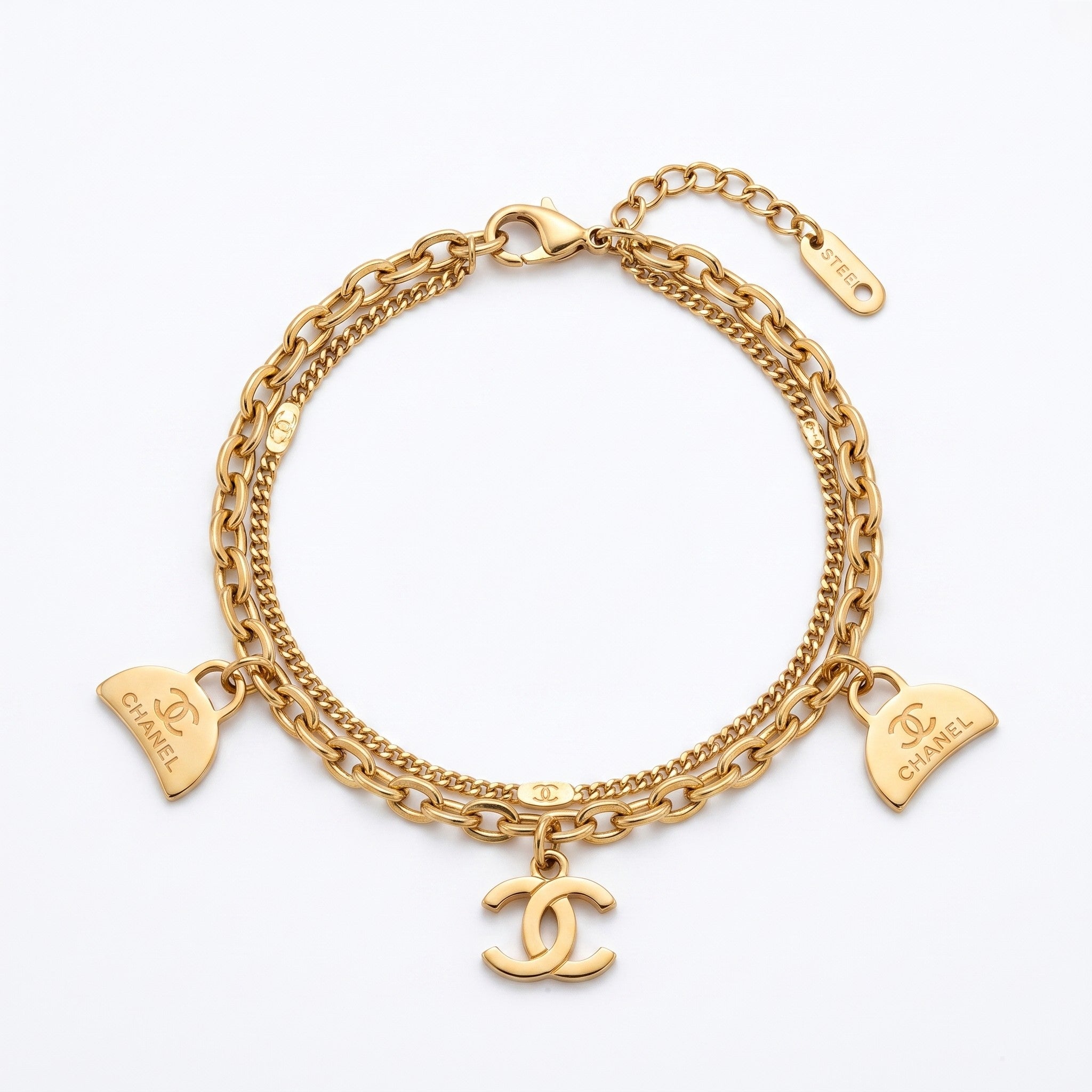 ZORAYA Heart Charm Bracelet for Women