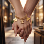 ZORAYA Heart Charm Bracelet for Women