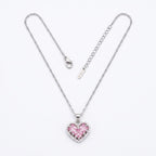 ZORAYA Pink Heart Necklace