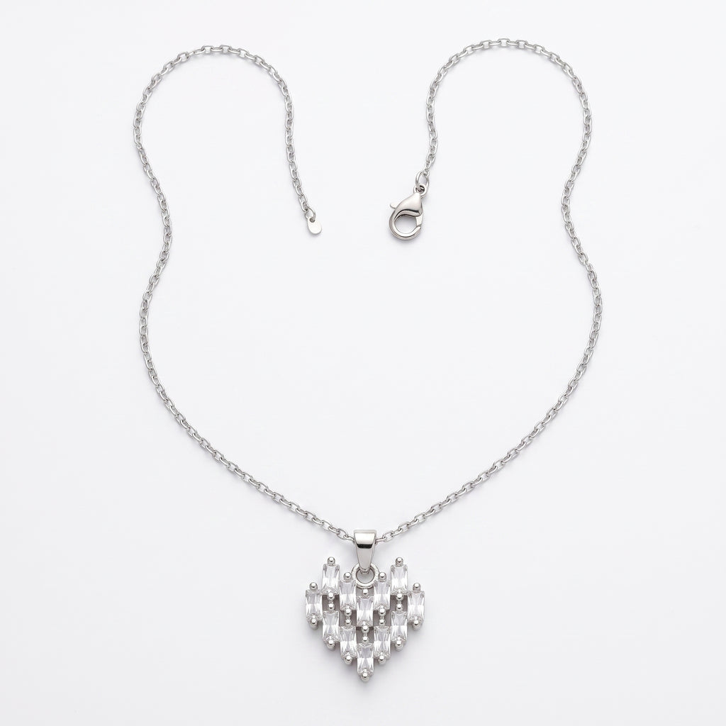 ZORAYA Crystal Heart Necklace